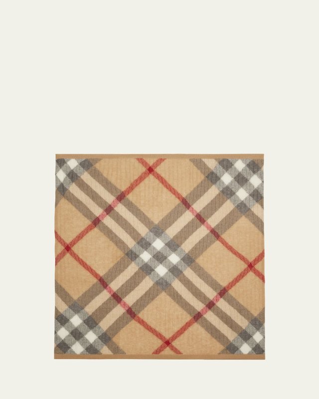 Check-Print Baby Blanket